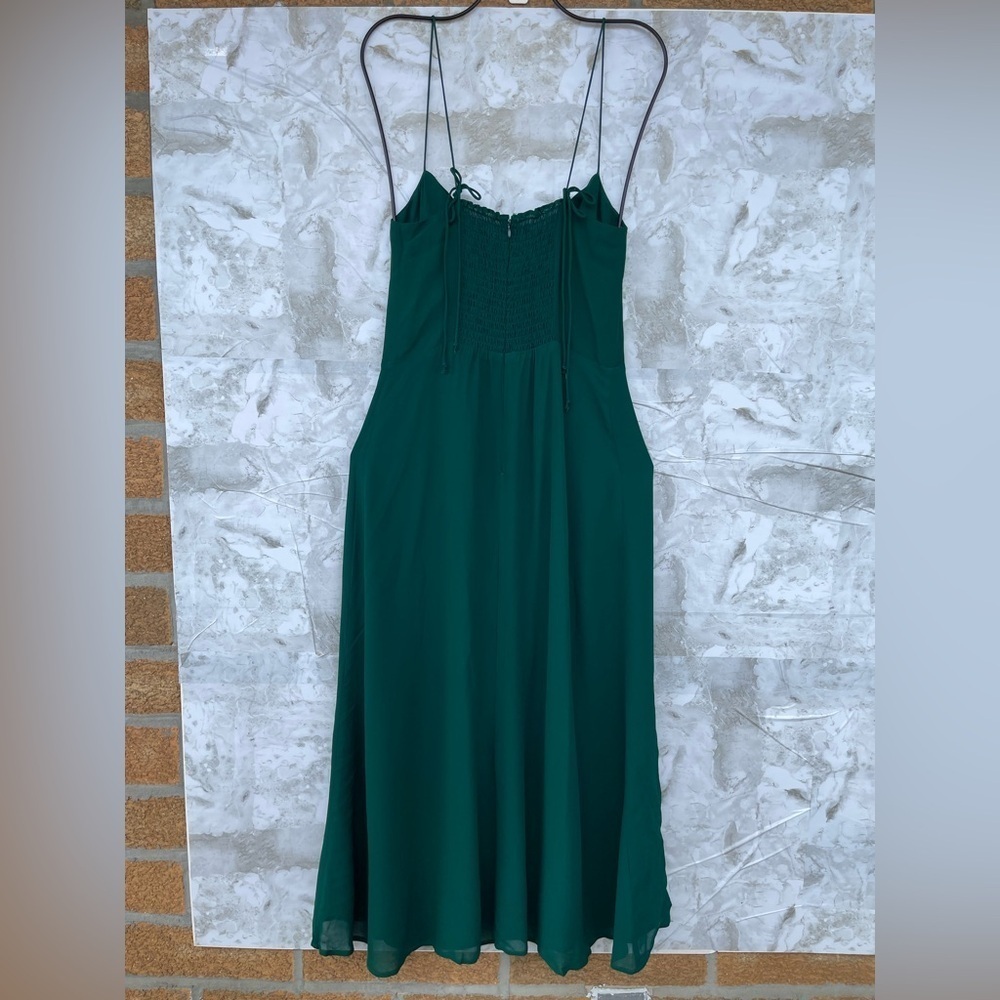 Reformation Juliette dress size 6 in Emerald - Picture 14 of 17